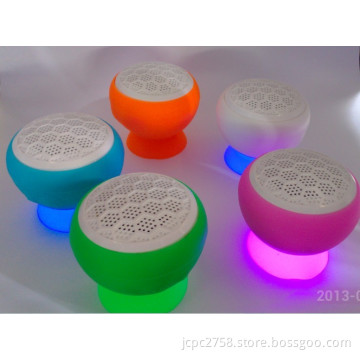 Suction luminous portable Bluetooth speaker